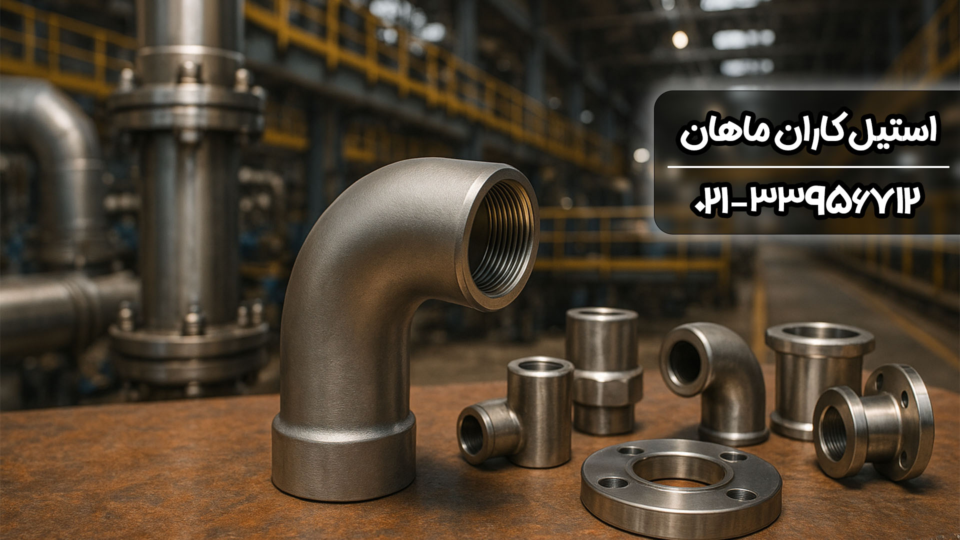 اتصالات استیل راهنمای جامع برای انتخاب، کاربرد و مزایا