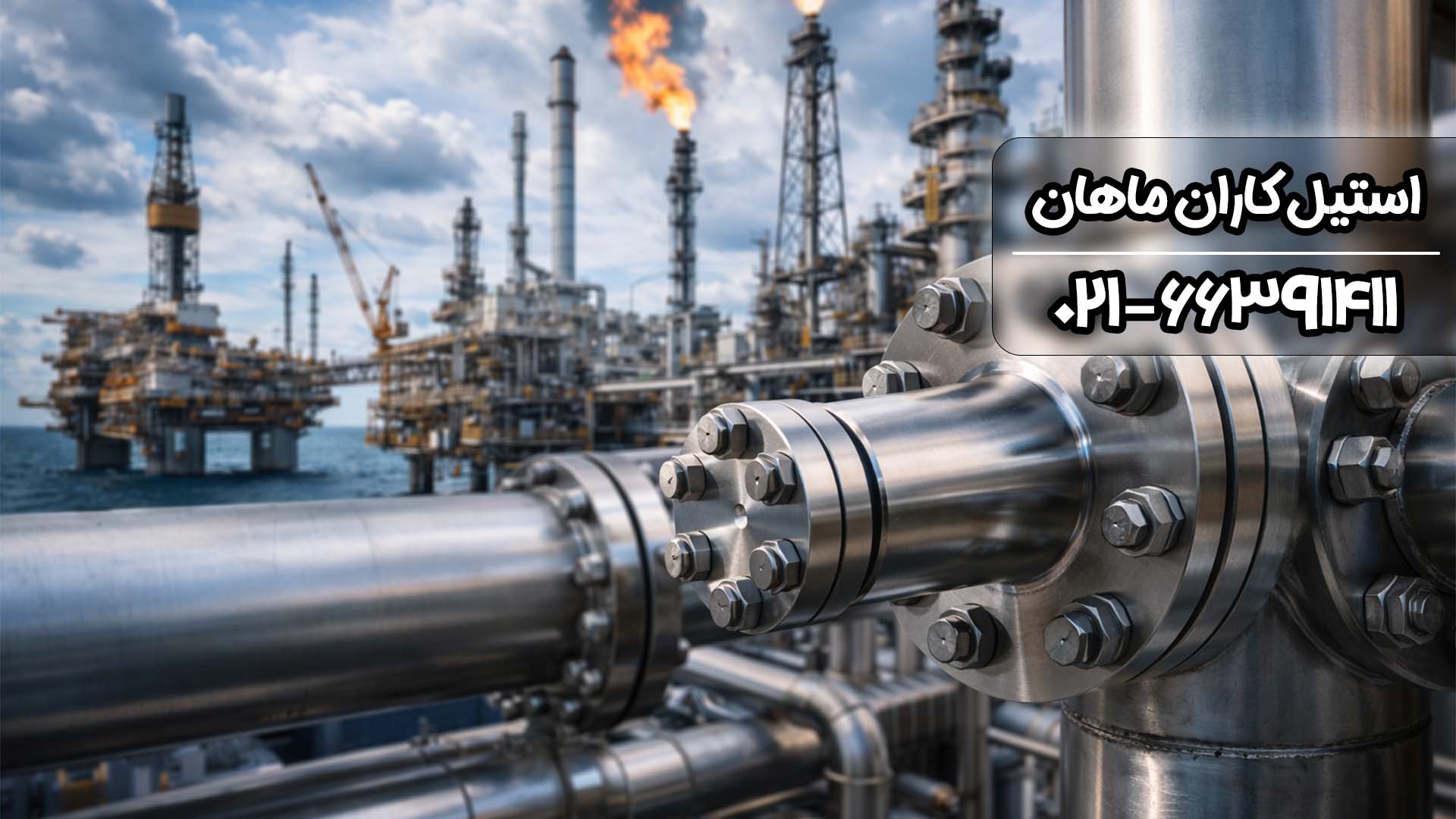فلنج استیل در صنایع نفت و گاز