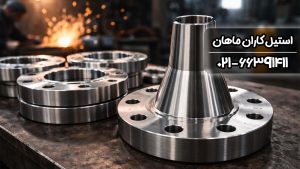 فلنج فولادی گلودار